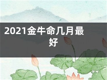 2021金牛命几月最好