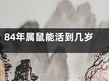 84年属鼠能活到几岁