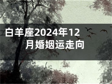 白羊座2024年12月婚姻运走向