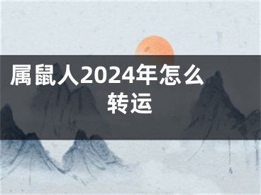 属鼠人2024年怎么转运