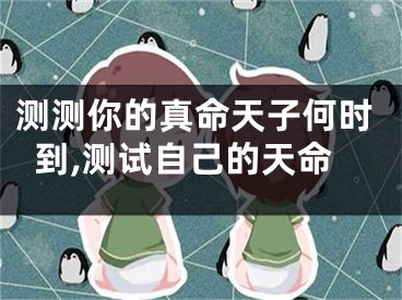 测测你的真命天子何时到,测试自己的天命