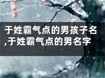 于姓霸气点的男孩子名,于姓霸气点的男名字