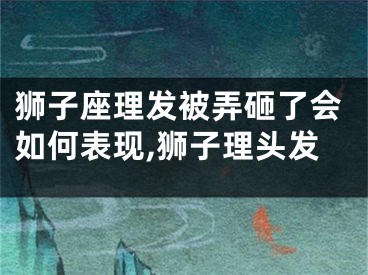 狮子座理发被弄砸了会如何表现,狮子理头发