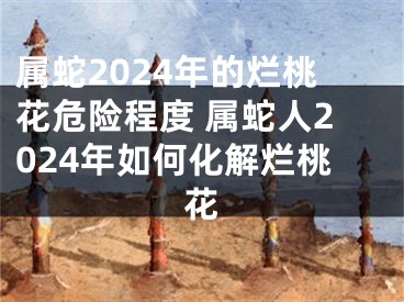属蛇2024年的烂桃花危险程度 属蛇人2024年如何化解烂桃花