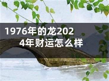 1976年的龙2024年财运怎么样