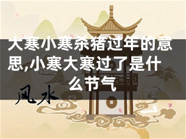 大寒小寒杀猪过年的意思,小寒大寒过了是什么节气