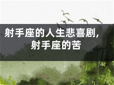 射手座的人生悲喜剧,射手座的苦