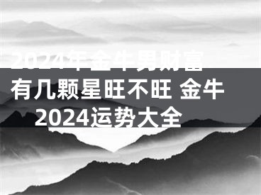2024年金牛男财富有几颗星旺不旺 金牛2024运势大全