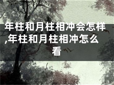 年柱和月柱相冲会怎样,年柱和月柱相冲怎么看