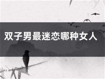 双子男最迷恋哪种女人
