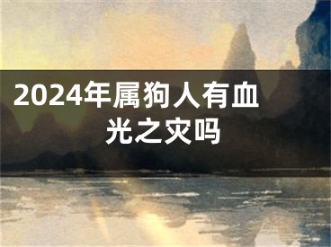 2024年属狗人有血光之灾吗