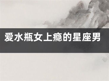 爱水瓶女上瘾的星座男