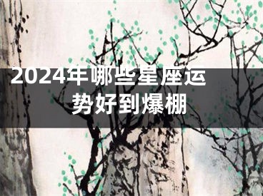 2024年哪些星座运势好到爆棚
