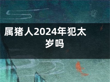 属猪人2024年犯太岁吗