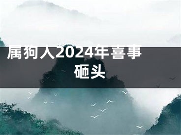属狗人2024年喜事砸头