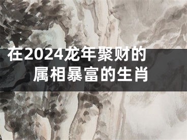 在2024龙年聚财的属相暴富的生肖