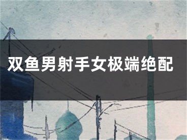 双鱼男射手女极端绝配