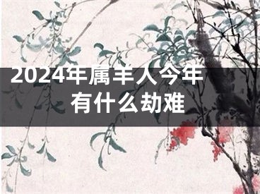 2024年属羊人今年有什么劫难