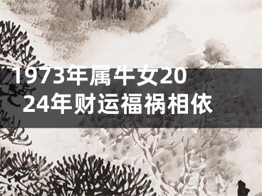 1973年属牛女2024年财运福祸相依