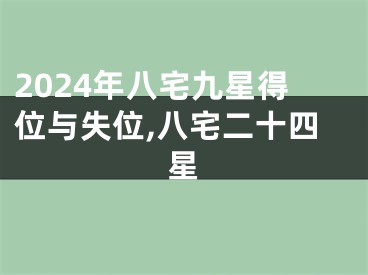 2024年八宅九星得位与失位,八宅二十四星