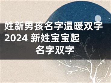 姓新男孩名字温暖双字2024 新姓宝宝起名字双字