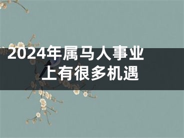 2024年属马人事业上有很多机遇
