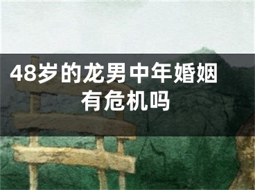48岁的龙男中年婚姻有危机吗