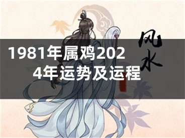 1981年属鸡2024年运势及运程