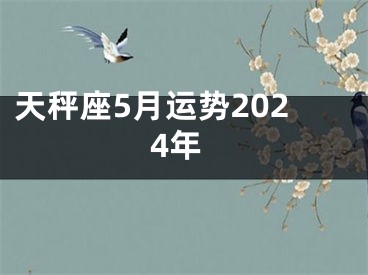 天秤座5月运势2024年