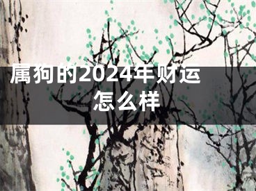 属狗的2024年财运怎么样