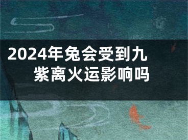 2024年兔会受到九紫离火运影响吗