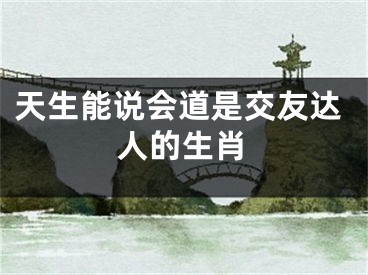 天生能说会道是交友达人的生肖