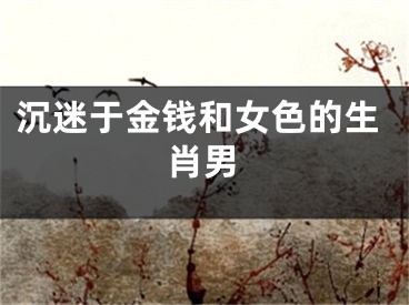 沉迷于金钱和女色的生肖男