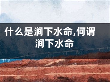 什么是涧下水命,何谓涧下水命
