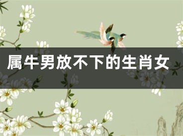 属牛男放不下的生肖女