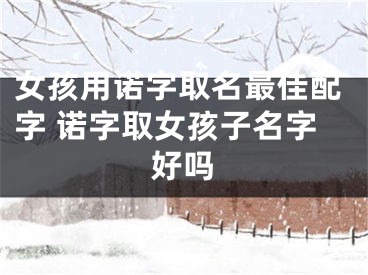 女孩用诺字取名最佳配字 诺字取女孩子名字好吗
