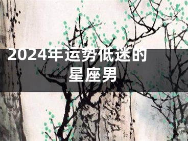 2024年运势低迷的星座男