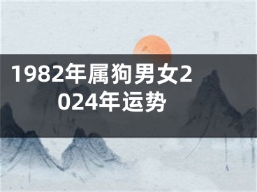 1982年属狗男女2024年运势