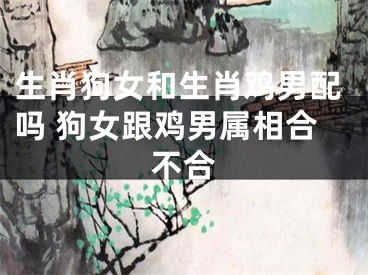 生肖狗女和生肖鸡男配吗 狗女跟鸡男属相合不合