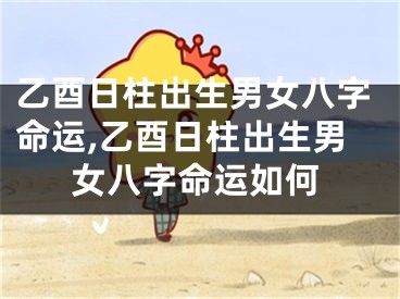 乙酉日柱出生男女八字命运,乙酉日柱出生男女八字命运如何