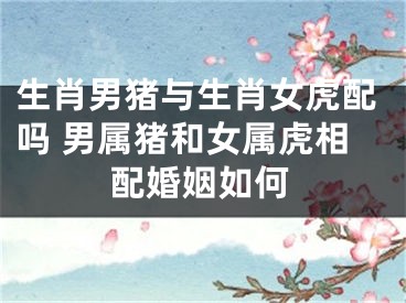 生肖男猪与生肖女虎配吗 男属猪和女属虎相配婚姻如何