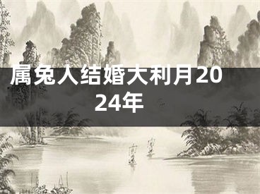 属兔人结婚大利月2024年