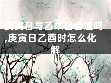 庚寅日与乙未日合适吗,庚寅日乙酉时怎么化解
