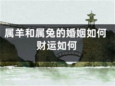 属羊和属兔的婚姻如何财运如何