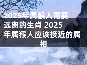 2025年属猴人需要远离的生肖 2025年属猴人应该接近的属相