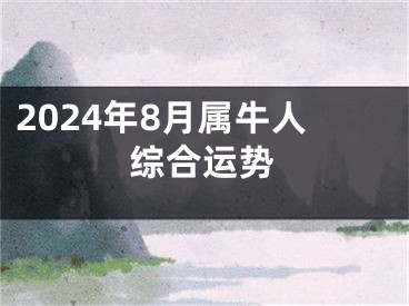 2024年8月属牛人综合运势