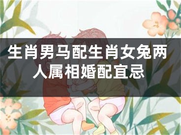 生肖男马配生肖女兔两人属相婚配宜忌
