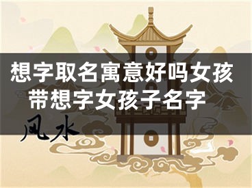 想字取名寓意好吗女孩 带想字女孩子名字
