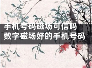 手机号码磁场可信吗 数字磁场好的手机号码