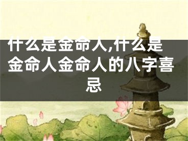 什么是金命人,什么是金命人金命人的八字喜忌
